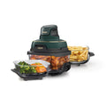 Ninja Crispi 4-in-1 Glass Air Fryer | With Non-Toxic 4QT & 6-Cup Glass Containers & Lids | Microwave, Freezer, Dishwasher Safe | 450°F Max Temp |1500 Watt | Cyberspace | FN101GY