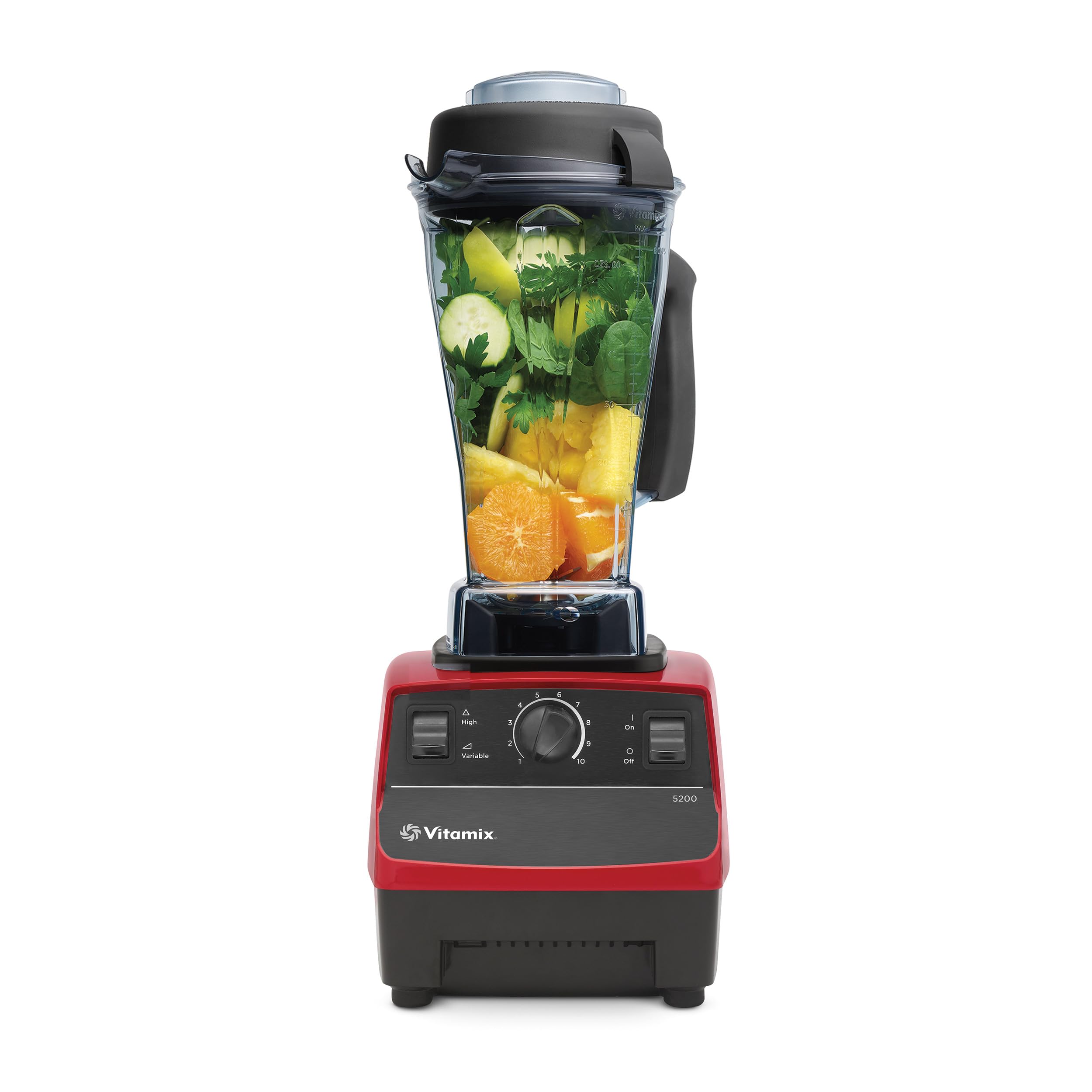 Vitamix 5200 Blender, Professional-Grade Blender for Smoothies, Soups, Ice Cream and More, Stainless-Steel Blades, Self-Cleaning Kitchen Appliance, 64 Oz Container, White