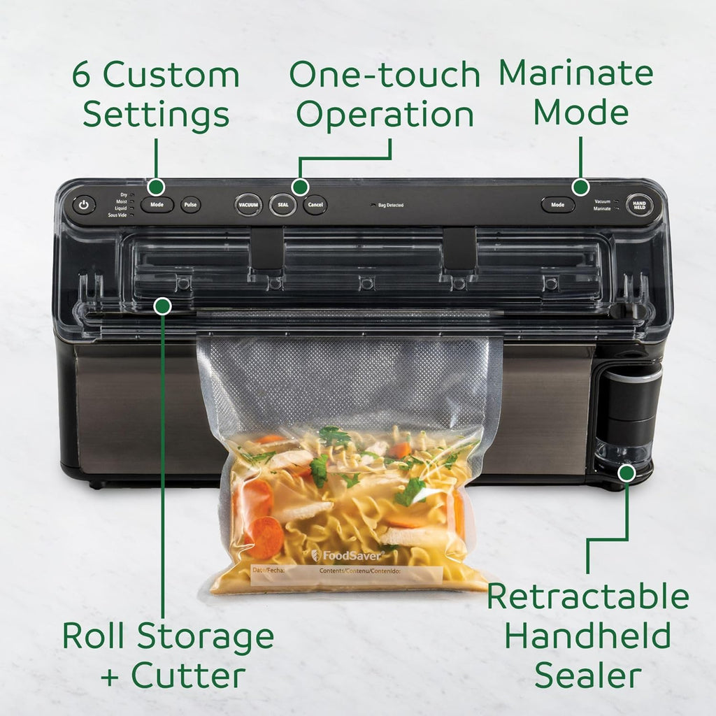 FoodSaver Elite All-in-One Liquid+™ Vacuum Sealer with Bags