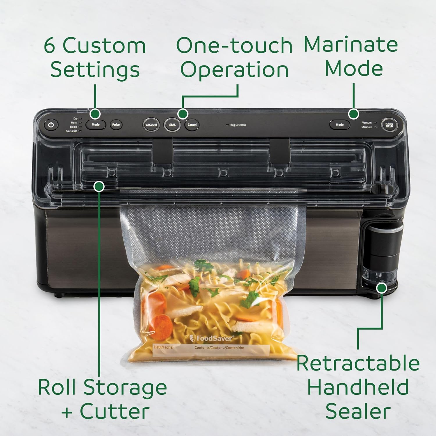 FoodSaver Elite All-in-One Liquid+™ Vacuum Sealer with Bags