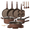CAROTE Nonstick Pots and Pans, Induction Titanium Cookware Set 16pcs Kitchen Cooking Sets, Pot and Pan Non Stick w/Frying pan (PFOS, PFOA Free)
